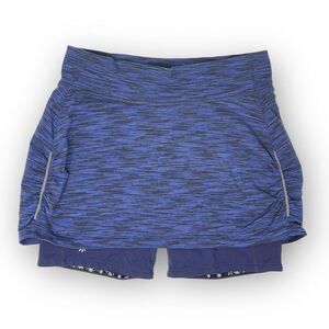 Athleta Aurora Contender 2 in 1 Skirt Skort Rushed Blue Purple Womens Size Small